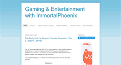 Desktop Screenshot of immortalphoenix.net